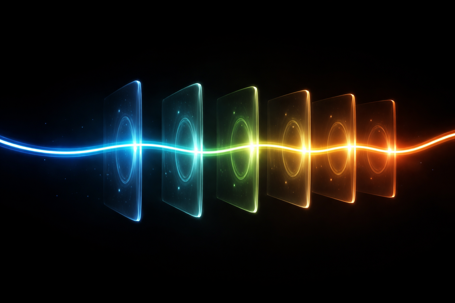 Data flowing through transparent governance layers &mdash; consent as living infrastructure, not a static checkbox