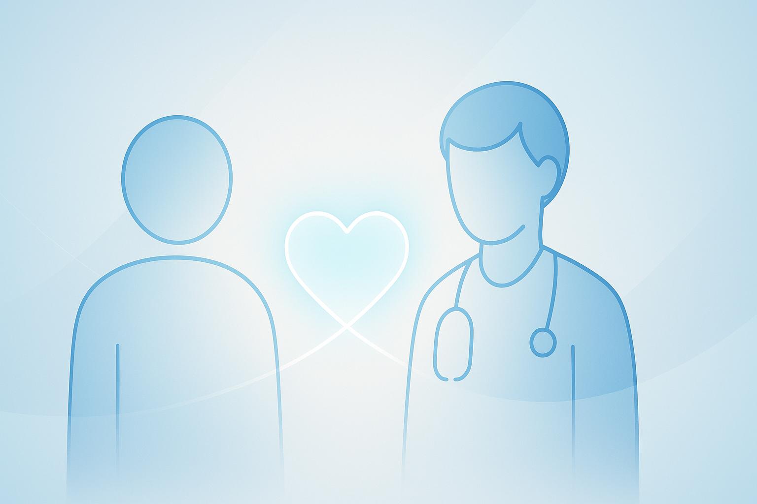 Healthcare transformation visualization with patients and clinicians at the center